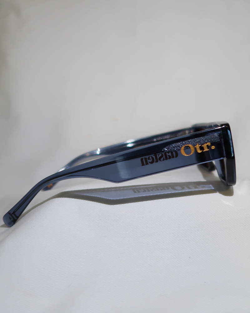 OTR Sunglasses || Blue Frames + Orange lens