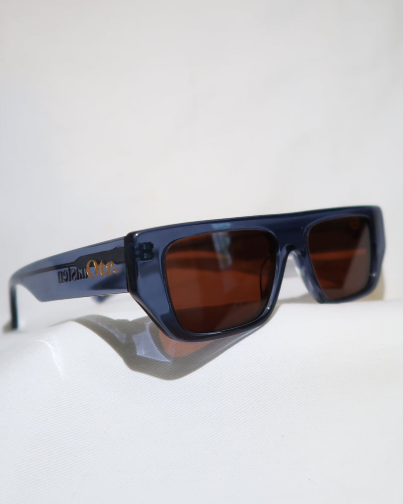 OTR Sunglasses || Blue Frames + Orange lens