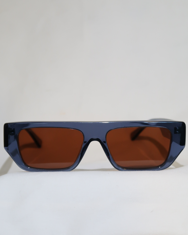 OTR Sunglasses || Blue Frames + Orange lens